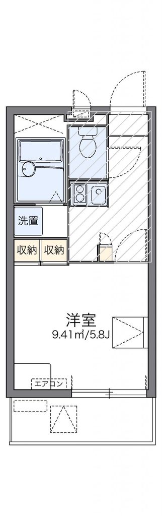 さいたま市中央区上峰のマンションの間取り