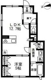 仮称)坂戸市中富町PJI棟　重層長屋タイプの間取り