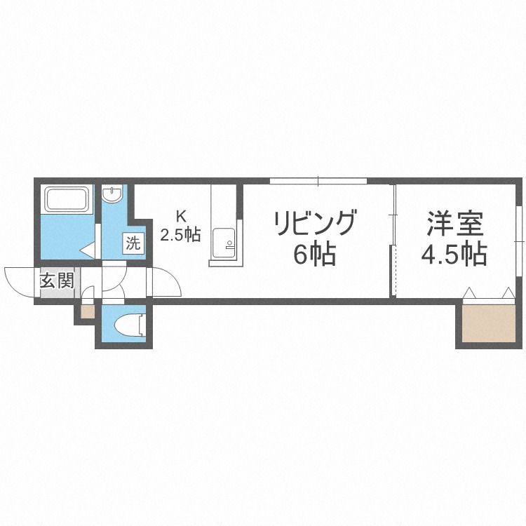 グランピュア菊水の間取り