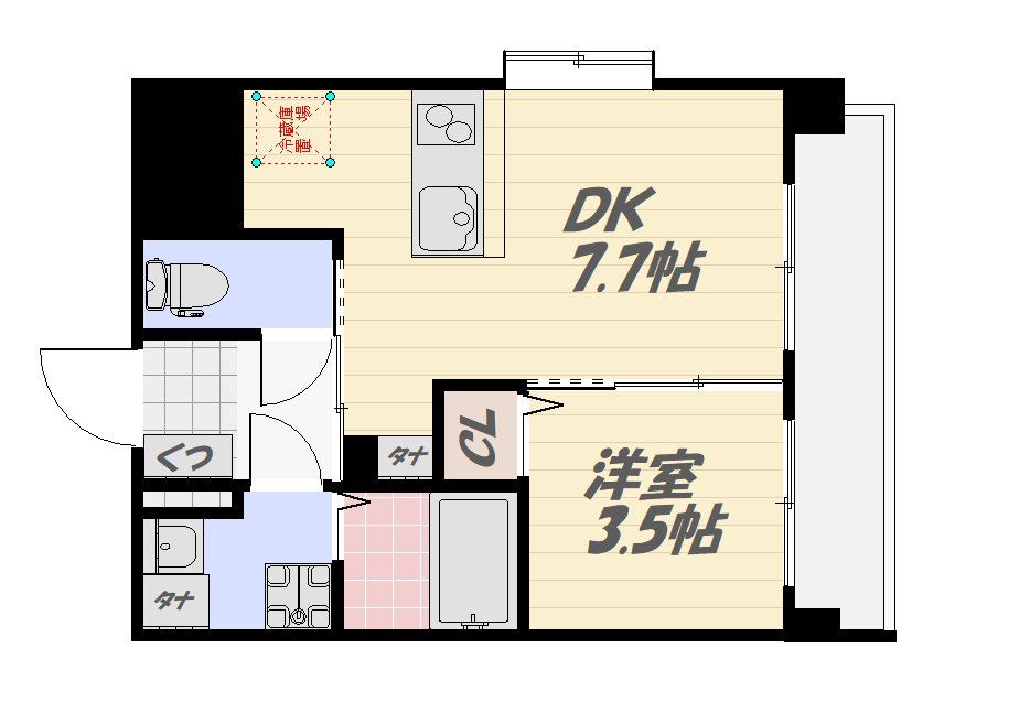 パーシモン上荒田の間取り