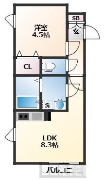 アンビシオン泉中央の間取り