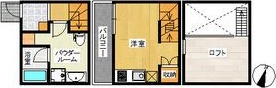 名古屋市南区本城町のアパートの間取り