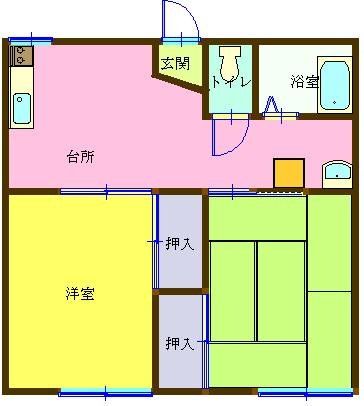 ジュリア一之江の間取り