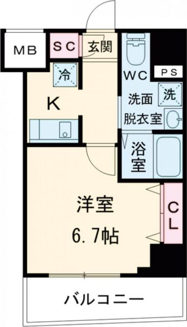 アイルプレミアム亀戸ノースの間取り