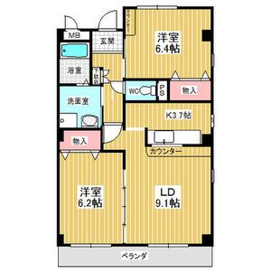 フォレストスクエア　シバタの間取り