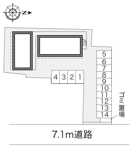 【飯塚市菰田西のアパートのその他共有部分】