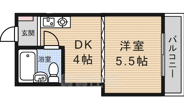 クリエートコート箕面の間取り