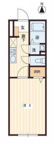 カルム　シャンブルの間取り