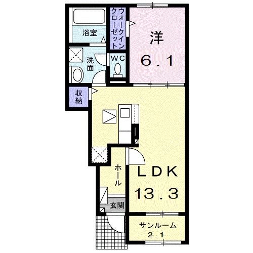 ヴィレッタ　和の間取り