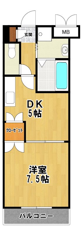 ヒルズＫIIの間取り