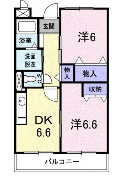 メゾン　ヴァルトの間取り