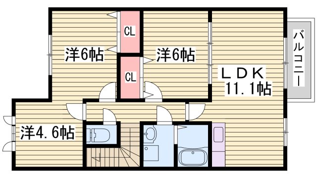 パルカーサの間取り