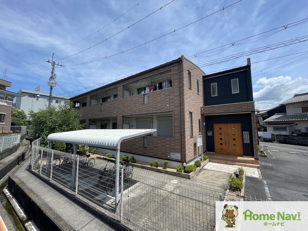 建物外観　「アミティエI」、現地待ち合わせでのご案内も可能です。