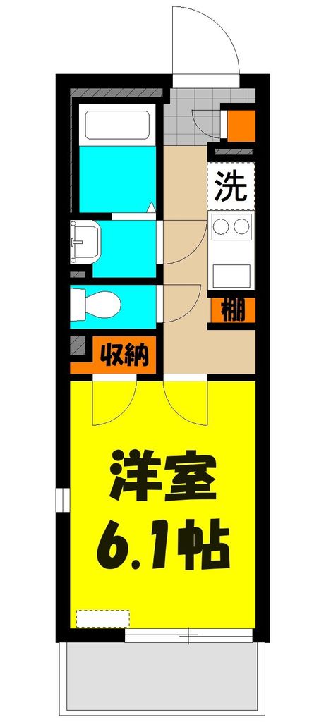 フルールの間取り