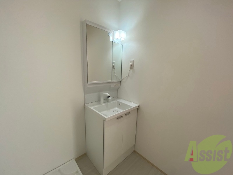 洗面設備　洗面台はシャンプードレッサーになっております。