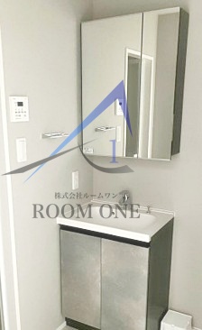 洗面設備　洗面台です。