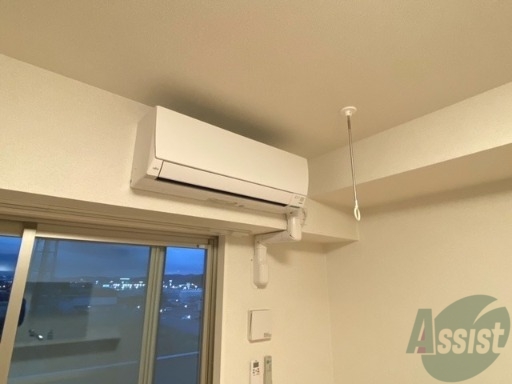 その他設備　エアコン、室内物干しも大活躍しそうですね