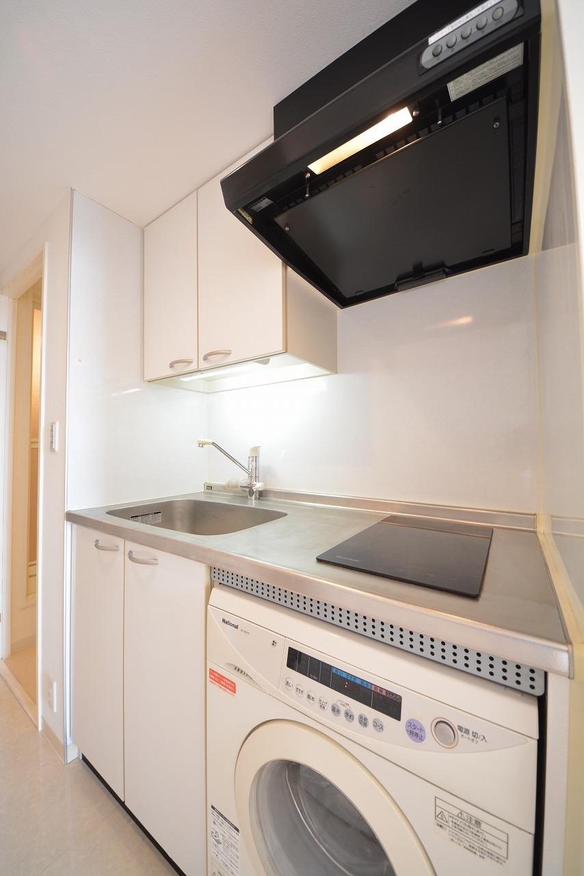 キッチン　メゾン・ド・ヴィレ大阪城公園前　ＩＨ2口コンロシステムキッチ