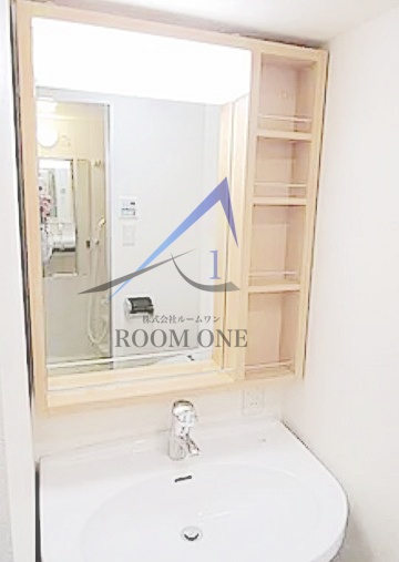 洗面設備　洗面台です。