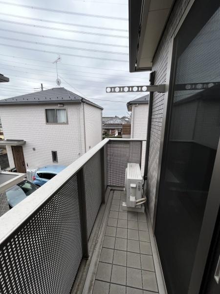 バルコニー　日当たりいいです！