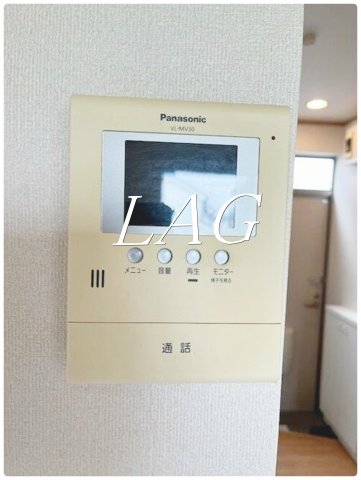 セキュリティ　モニター付きインターホンです。
