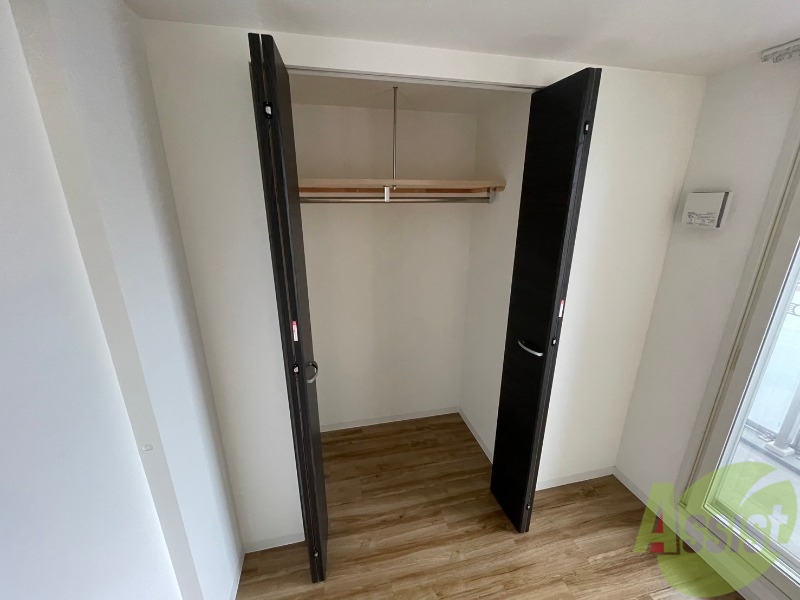収納　洋室にあった収納。荷物がたくさんあっても大丈夫。