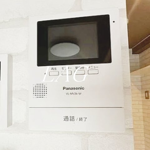 セキュリティ　モニター付きインターホンです。