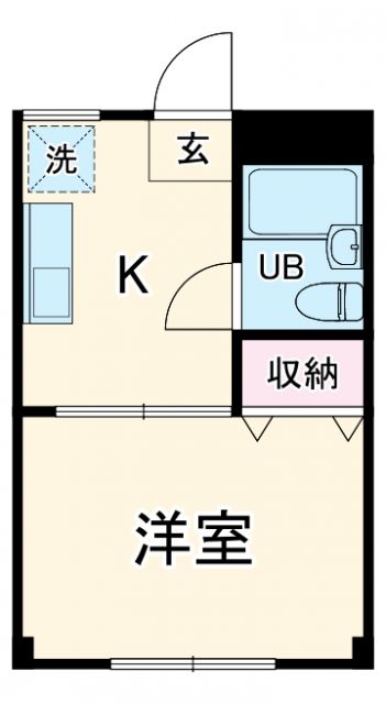 ハイツミヤモトの間取り写真