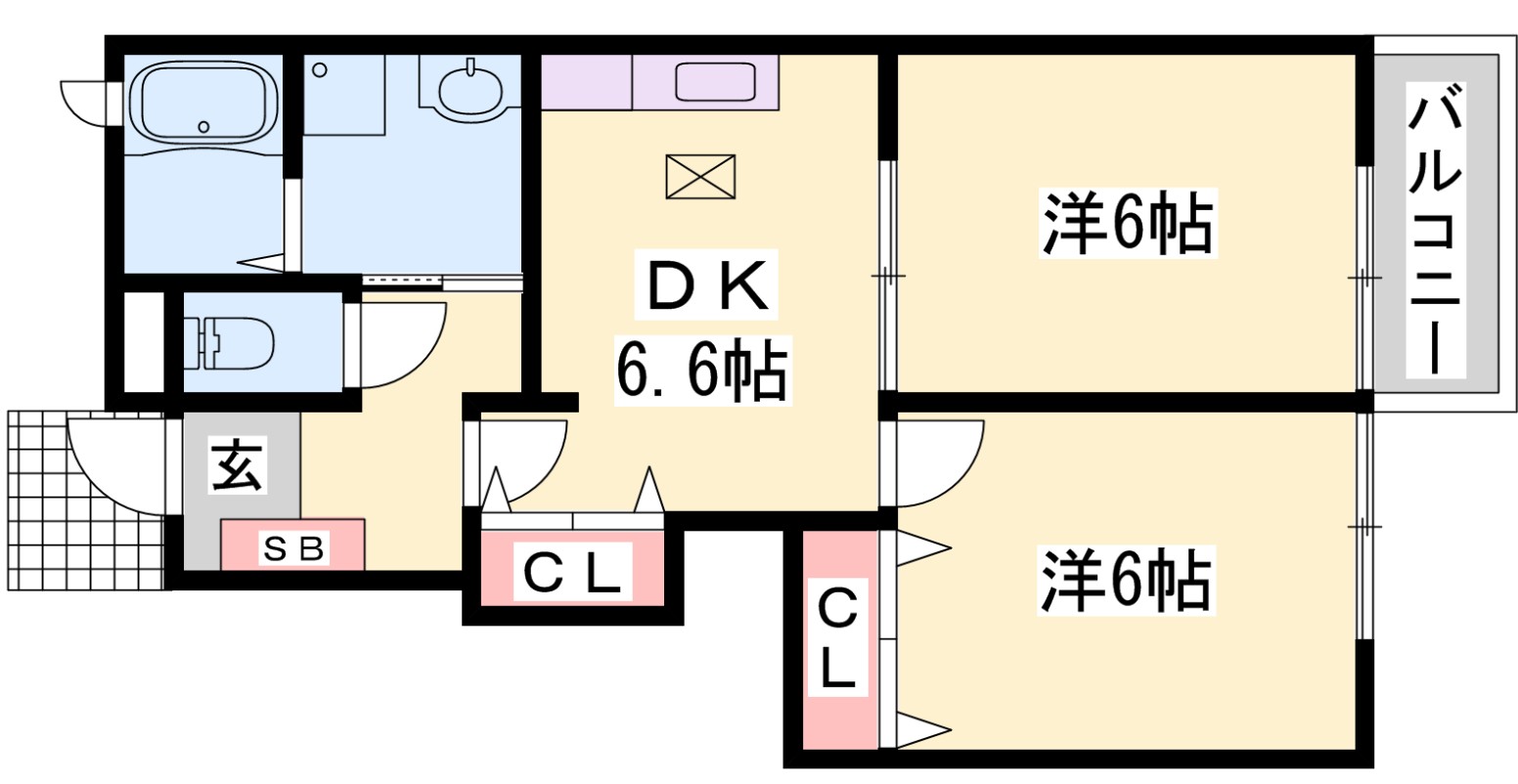ＪＲ加古川線 西脇市駅 徒歩12分 2階建 築20年の間取り写真