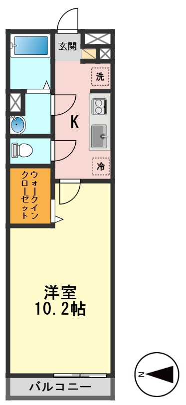 ＪＲ総武線 小岩駅 バス乗車時間：14分 最寄りバス停で下車 徒歩8分 2階建 築14年の間取り写真