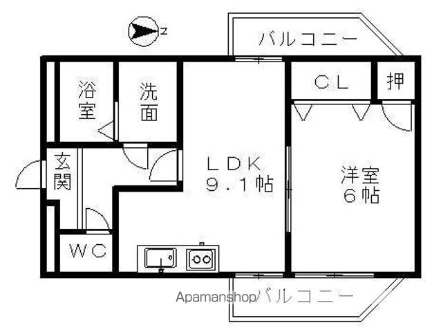 第3奥村マンションの間取り写真