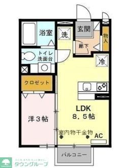 エストモナリエの間取り写真