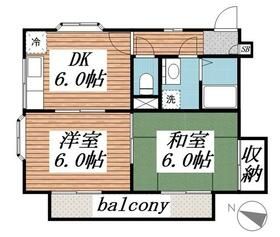 パレシオンA・Sの間取り写真