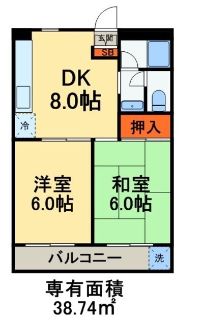 メゾンサヨネの間取り写真