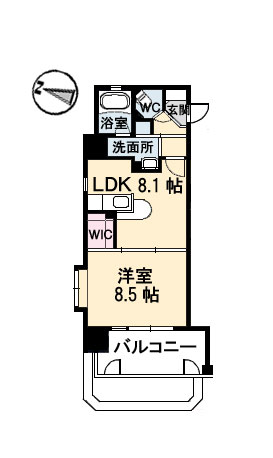 フラットリア御船の間取り写真