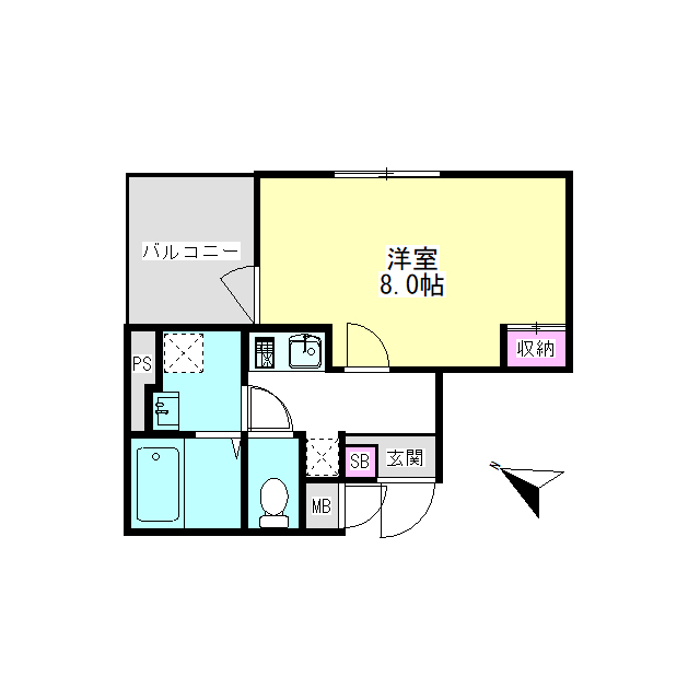 Liace vale 戸越の間取り写真