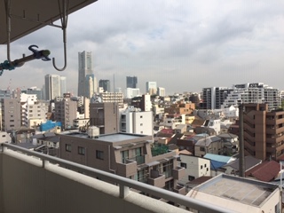 眺望　ランドマークが見えます