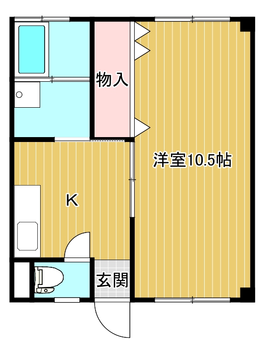 シラクラハイツの間取り