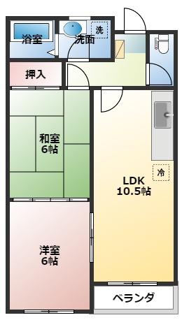 クレマティースレジデンス松島の間取り