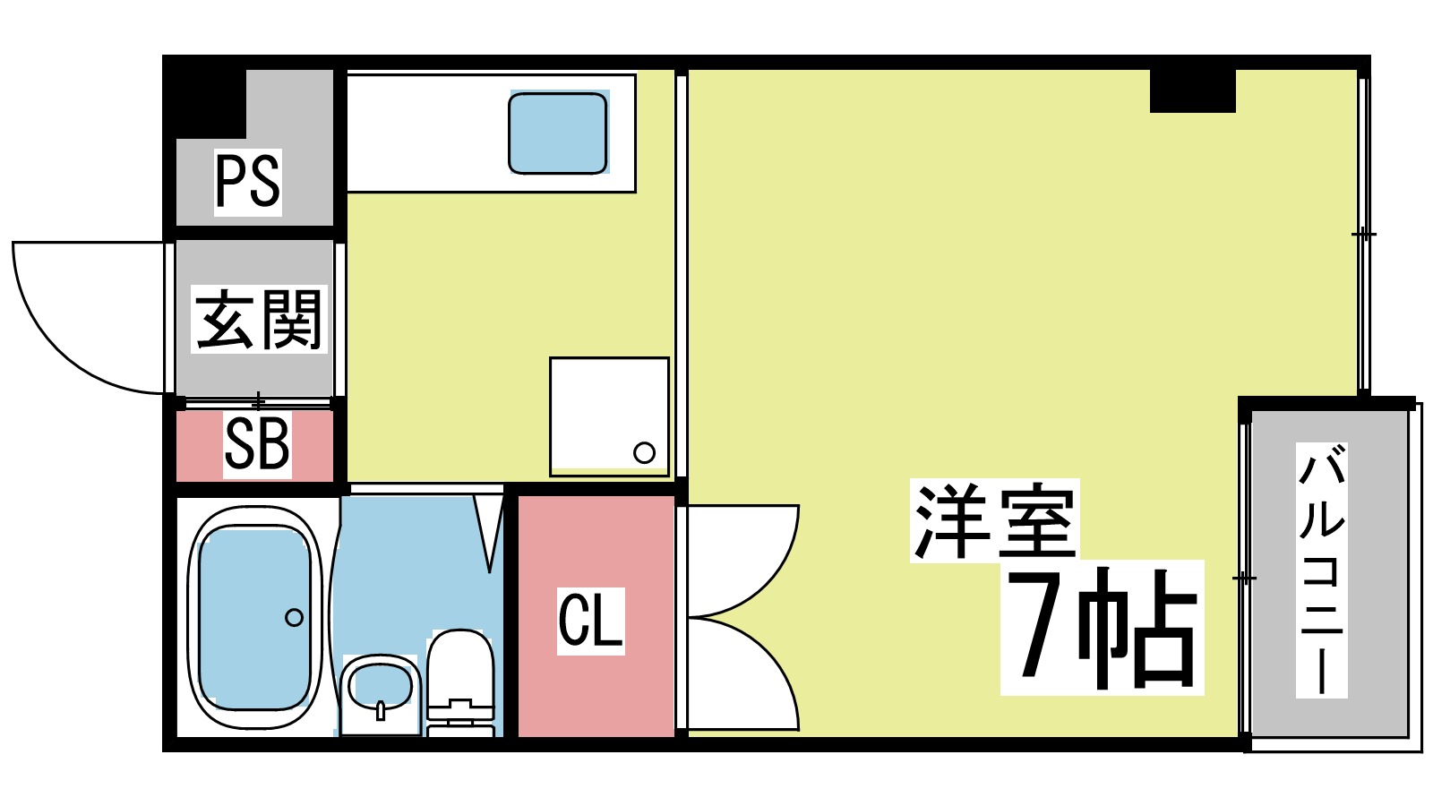 ル・パレ福住の間取り