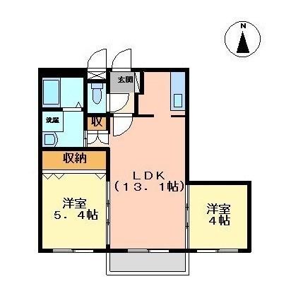 キャッスル神山の間取り写真