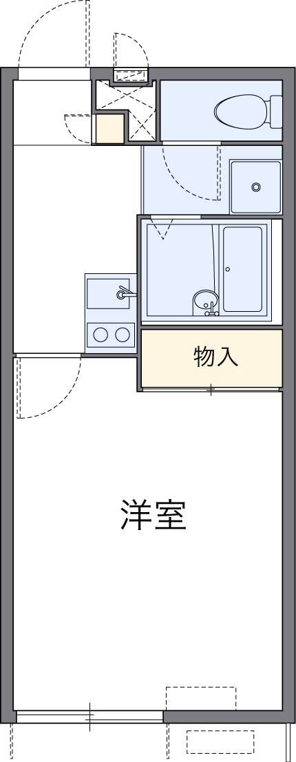 レオパレスゆかり荘の間取り