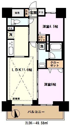 【コンフォリア川口本町の間取り】