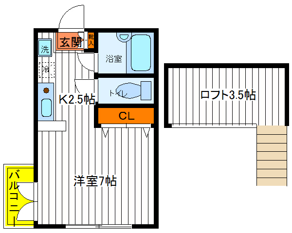 野木コーポ_間取り_0