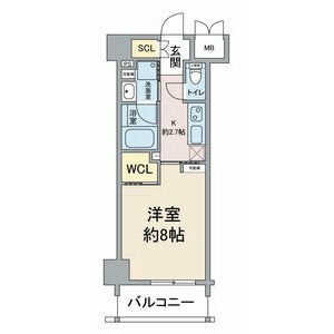 ユニレジデンス瑞穂運動場東の間取り