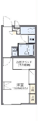 レオパレスプロシードの間取り