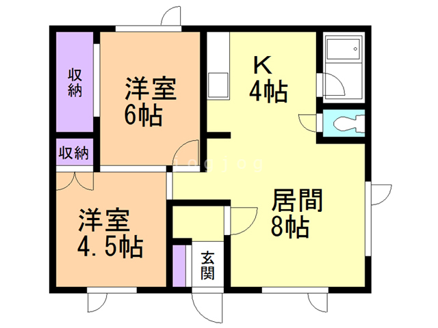 バレイハウスの間取り