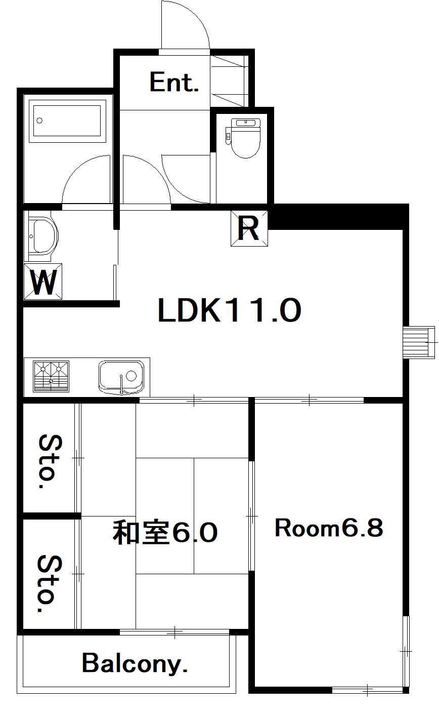 イストワール城山の間取り