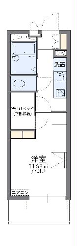 レオパレスイリリアの間取り