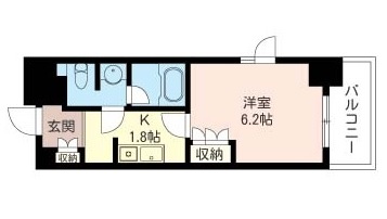 エスティメゾン武蔵小金井の間取り